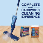 Bona Hardwood Floor Premium Spray Mop - Includes Wood Floor Cleaning Concentrate and Machine Washable Microfiber Cleaning Pad - Dual Zone Cleaning Design for Faster Cleanup