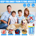 4 Pack Indoor Bug Zapper, Electric Plug in Mosquito Killer with Blue Light Attractant, Portable Pest Control for Living Room, Kitchen, Baby Room, Office (Plug in Bug Zapper)