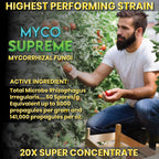 Mycorrhizal Fungi Root Enhancer for Plants - Bigger, Stronger, Healthier Roots, Use In Soil and Hydroponics - Super 20X Concentrated Mycorrhizae Inoculant Strain - Trifecta Myco Supreme (375 Grams / 13 OZ)