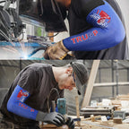 Donald Trump Arm Sleeves 2024 Save America Again Inspirational Gifts for Trump Fans, ANSI A6 Cut Resistant Arm Protectors for High Risk Work, UPF50+ UV Protection Cooling Farmer Sleeves for Gardening