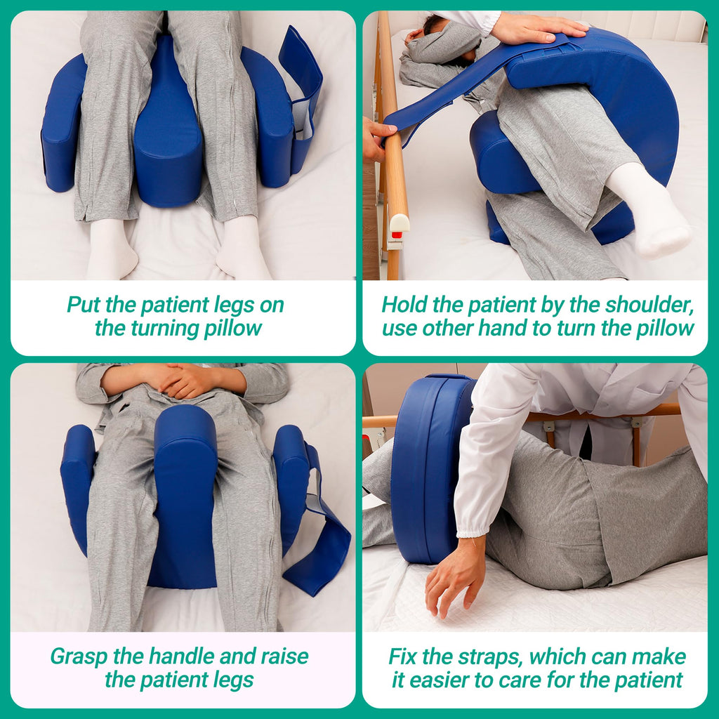 VitalEase Bedridden Patients: Patient Turning Devices and Bedroll Pillows for Elderly, Orthopedic and Convenience (Regular)