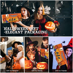 Halloween Decorations, 20pcs Floating Candles with Wand Remote, Flickering Warmer Light Flameless Candles, Magic Hanging Candles with DIY Sticker, Halloween Decorations Decor Indoor Outdoor Party (20)