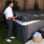 The Cover Guy Premium Hot Tub Cover | Custom Made Replacement Spa Cover | Energy-Saving Hot Tub Covers Built for All Climates | 6, 5, or 4 inch Taper