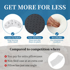 BALAPET Breathable Bedsore Pillow Positioning Wedge,Bedsore Pressure Relief Cushions for Prevention and Faster Recovery, Fit for Side Sleeping, Back Pain, After Surgery