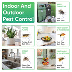 Sticky Fly Trap Indoor & Outdoor Pack of 4 | Hanging Fly Stick for Gnats, Flies, Wasps, Mosquitoes & Other Flying Bugs | Fly Trap Sticky | Home Pest Control | Flying Insect Trap Rolls | Ucatch