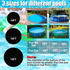 VICAMB 10ft Heavy Duty Round Pool Liner Pad for Above Ground Pool,Pool Ground Mat Under Pool Pad,Pool Bottom Liner Protector to Prevent Puncture and Extend Liner Life