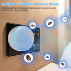Ultrasonic Pest Repeller, Indoor Ultrasonic Repellent for Roach, Rodent, Mouse, Bugs, Mosquito, Mice, Spider, Electronic Plug in Pest Control, 2 Packs for Home,Kitchen, Office, Warehouse, Hotel