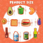 JOYIN Play Food Set 135 Pieces Play Kitchen Set for Market Educational Pretend Play, Food Playset, Kids Toddlers Toys, Kitchen Accessories Fake Food, Party Favor Christmas Stocking Stuffers