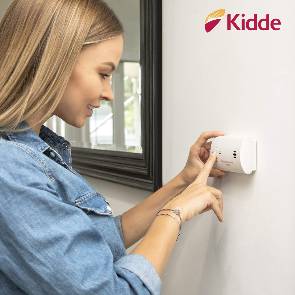 Kidde Carbon Monoxide Detector, Battery Powered CO Alarm with LEDs, Test-Reset Button, Low Battery Indicator, Portable, 6 Pack