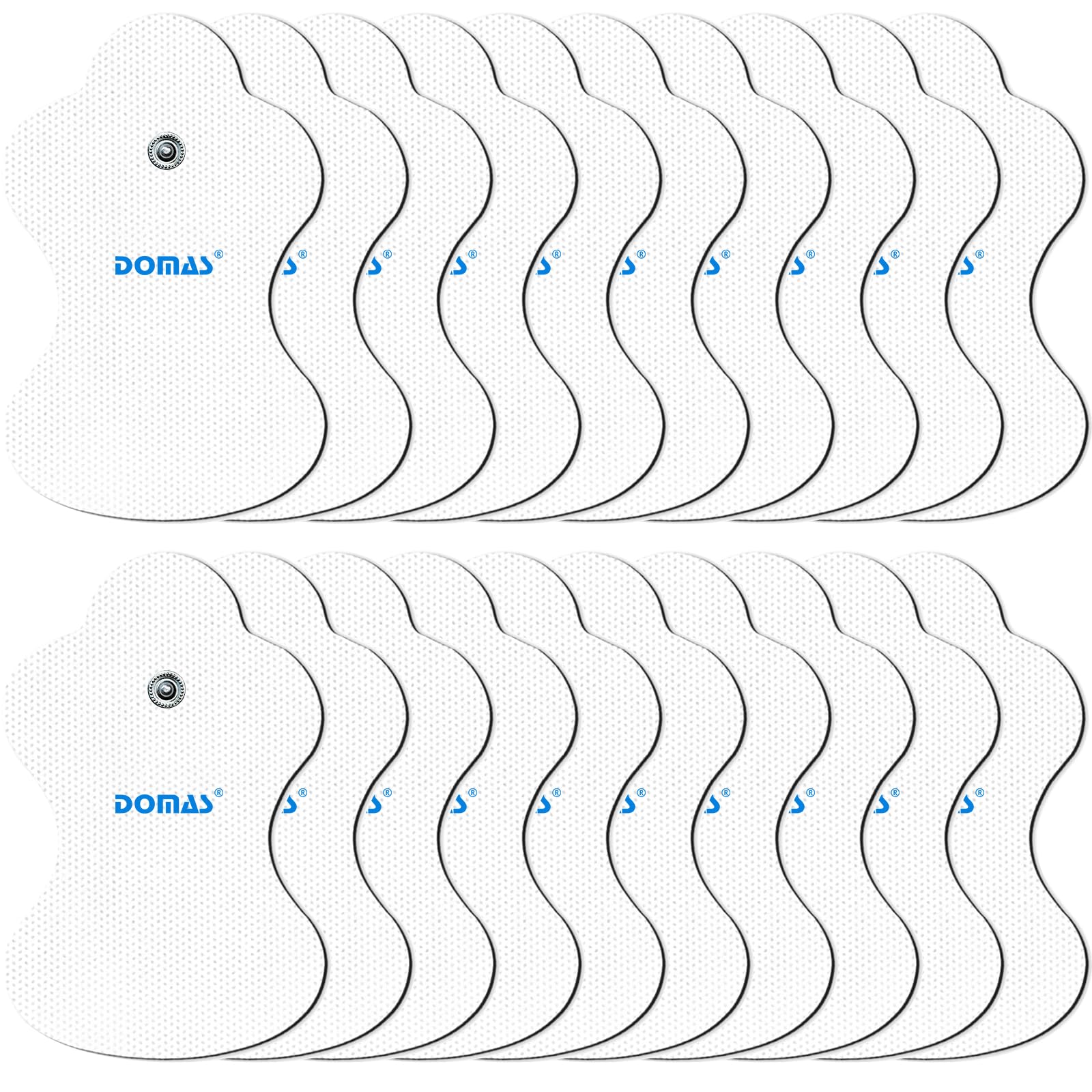 20 Pcs Durable Replacement Pads Compatible with Omron Tens Unit