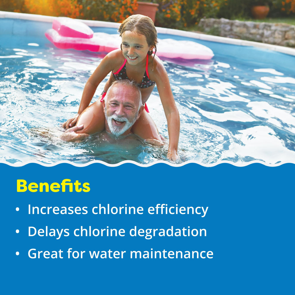 In The Swim Pool Stabilizer – 100% Cyanuric Acid for Chlorine Protection and Efficiency - 25 Pound