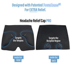 TheraICE Migraine Relief Cap PRO, Headache Ice Pack Mask Products, Soothing Gel Hat, Face Cold Compress Head Wrap for Tension, Stress & Hangover, FocusZone Technology Provides Extra Cooling & Pressure