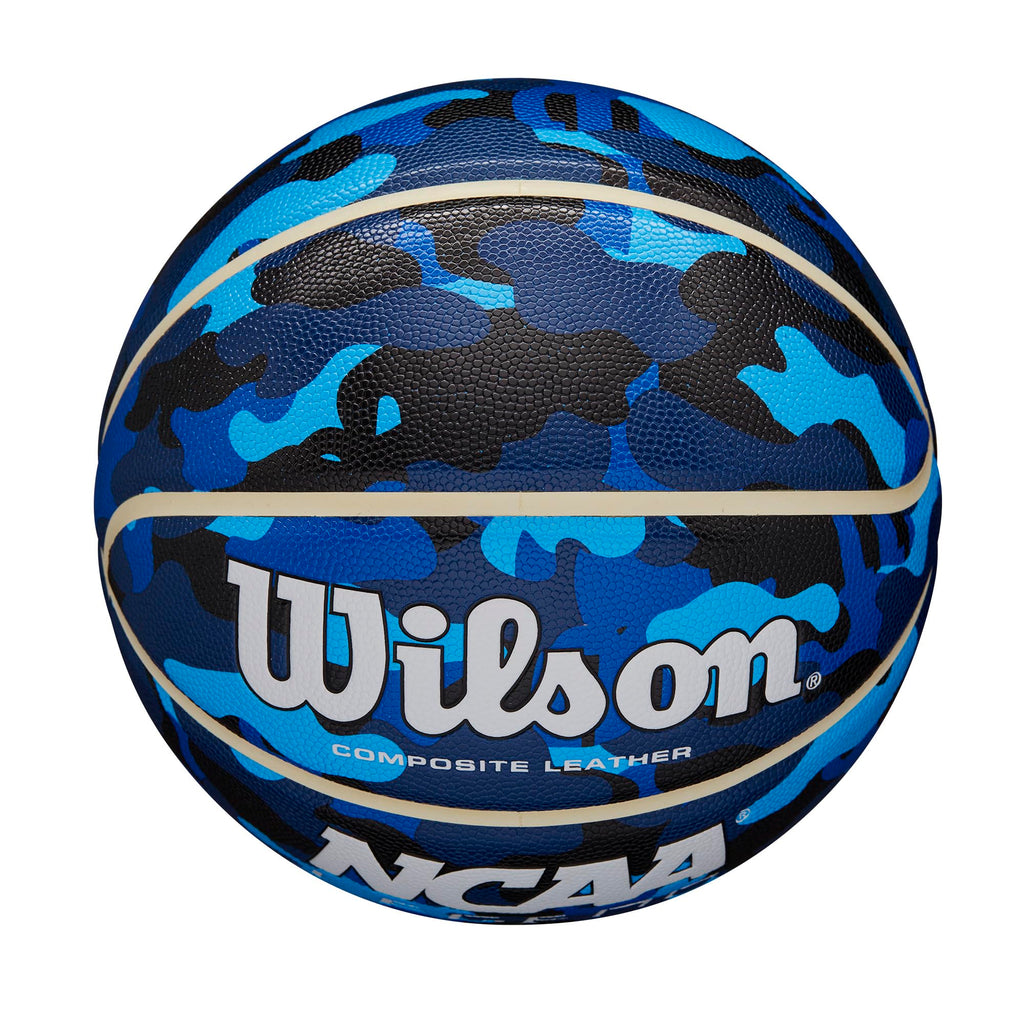 WILSON NCAA Legend Indoor/Outdoor Basketball - Blue Camo, Size 6-28.5"