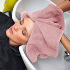 Utopia Towels - Salon Towel, Pack of 24 (Not Bleach Proof, 16x27 Inches) Highly Absorbent Cotton Towels for Hand, Gym, Beauty, Hair, Spa, and Home Hair Care, Dusty Pink