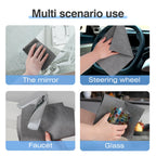 10 Pcs Thickened Magic Cleaning Cloth, Microfiber Streak Free Cleaning Cloths Reuseable Magic Cleaning Wipes for Windows Glass