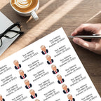 The Image Shop - Donald Trump - Address Labels - 1" x 2-5/8"; 30 per Sheet, 150 Labels