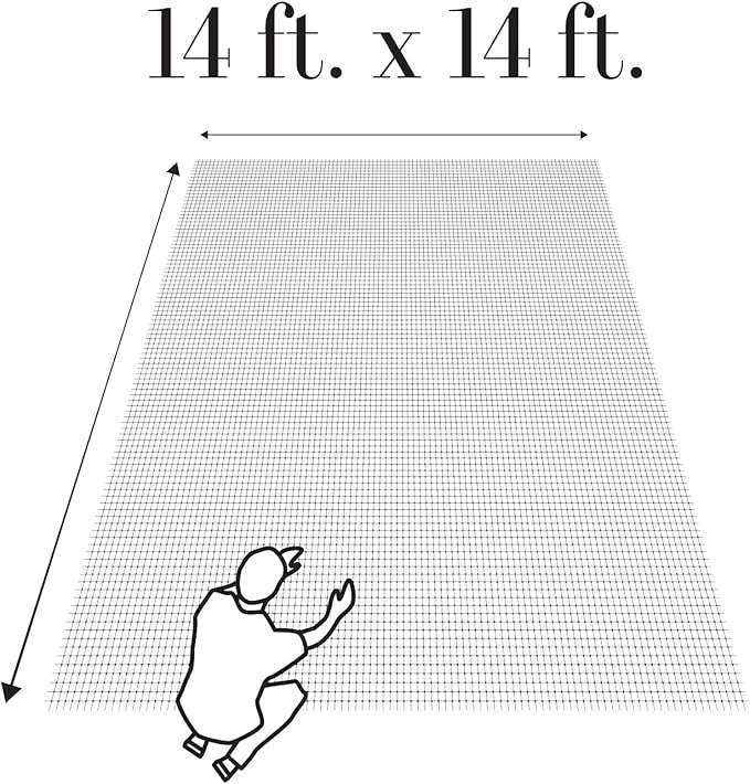 Gardeneer By Dalen Bird-X Protective Netting 14' x 14' (1 Pack)