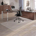 100pointONE Large Chair Mat for Hardwood Floor - 48" x 60" Clear Desk Chair Floor Protector Mat, Easy Glide Office Chair Mat for Home & Office