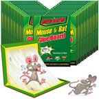 Ezoon 24 Pack Large Mouse Glue Traps with Enhanced Stickiness, Sticky Rat Snake Mouse Traps Pad Board for House Indoor Outdoor, Easy to Set, Extra Large (8.3" x 12")