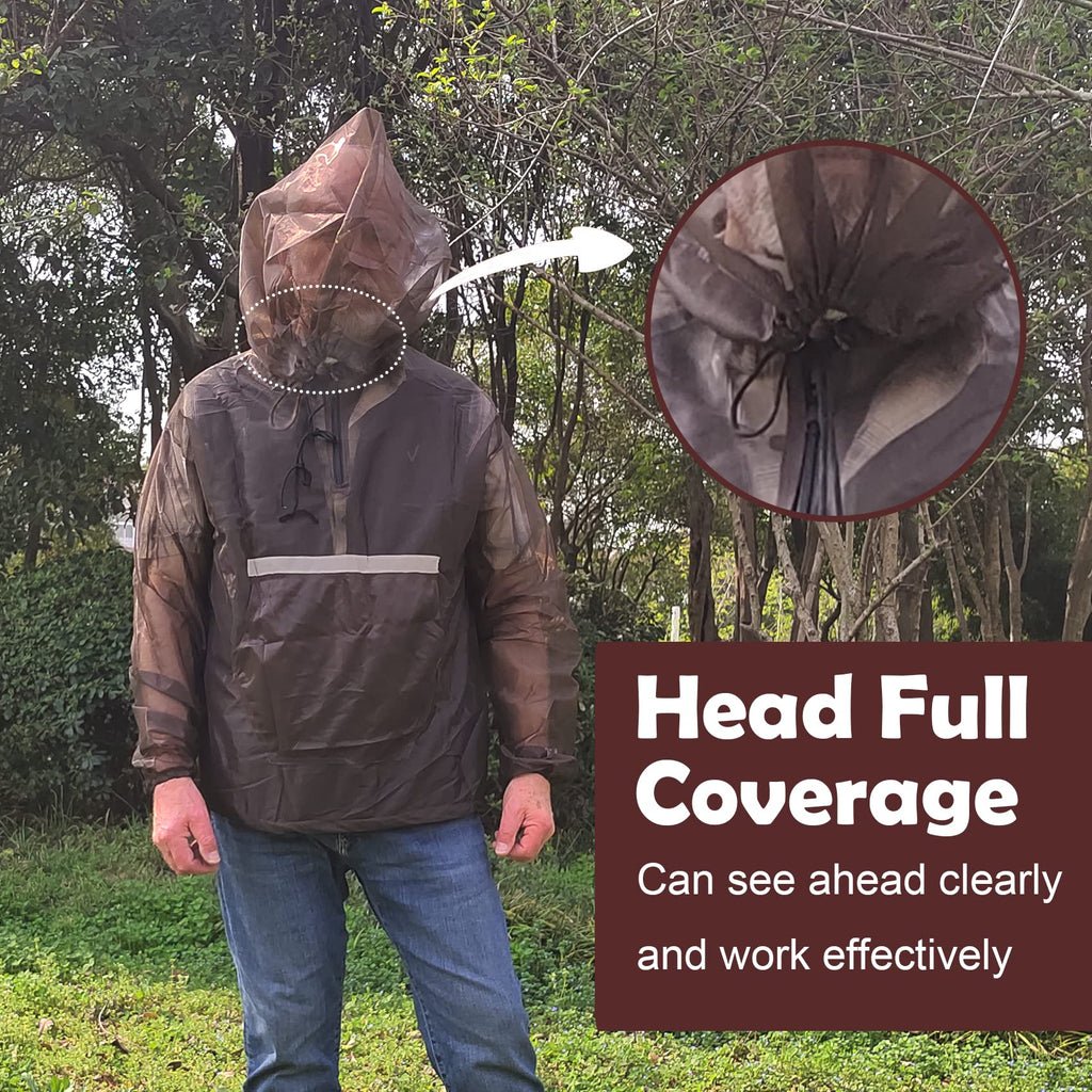 Aventik Mosquito Jacket Mosquito Pants Mosquito Suit No-See-Um Mesh, Super Light, Keep Safe Cool, UV Protection