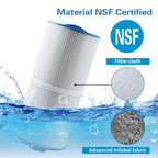 Mamokin Spa Filter 6CH-960 Replaces Jacuzzi Filters J-300 J-400, Unicel 6CH-960, Pleatco PJW60TL-F2S, Filbur FC-2800, 6540-476, 6540-383, Hot Tub Filter with Closed Handle(Not be Removed)- 2 Pack