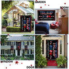 Trump 2024 Flag, 3 x 5FT "TAKE AMERICA BACK" Flag, Double Sided Three Ply Trump Flag, UV protection, Fade Resistant, Durable Flag Suitable for Indoor Outdoor