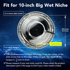 HQUA PN01DC LED Inground Pool Lighting System RGBW Color Change 10 Inch 50W, Remote/App Control, 120V AC, 100 Feet Cord