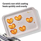 OXO Good Grips Non-Stick Pro Ceramic Coated Metal Bakeware Quarter Sheet Pan – Storm Blue