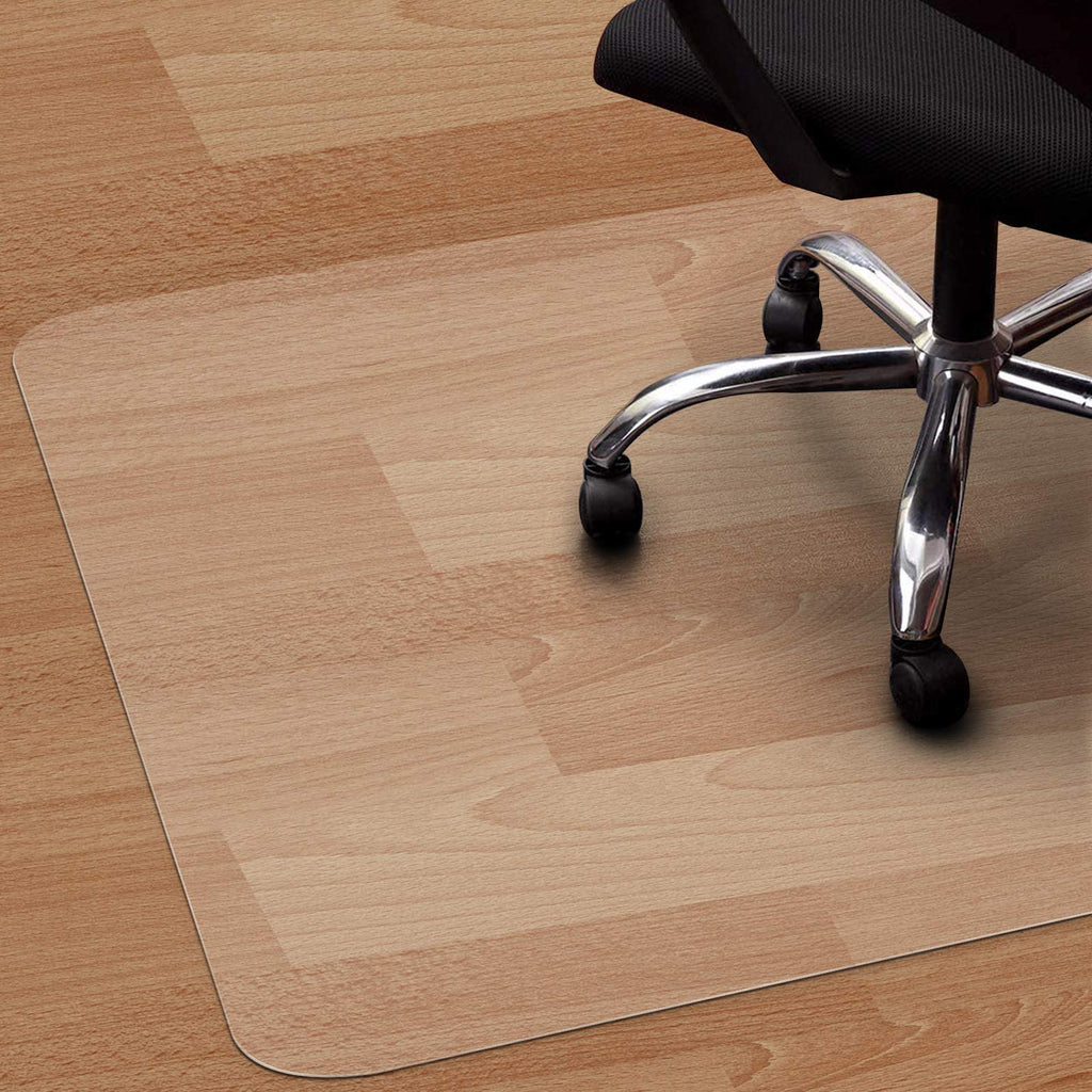 Vicwe Chair mat for Hardwood Floor, 36 x 48 inches Fully Transparent Floor Mats for Rolling Chairs, Floor Protector, Easy Clean, Rectangle