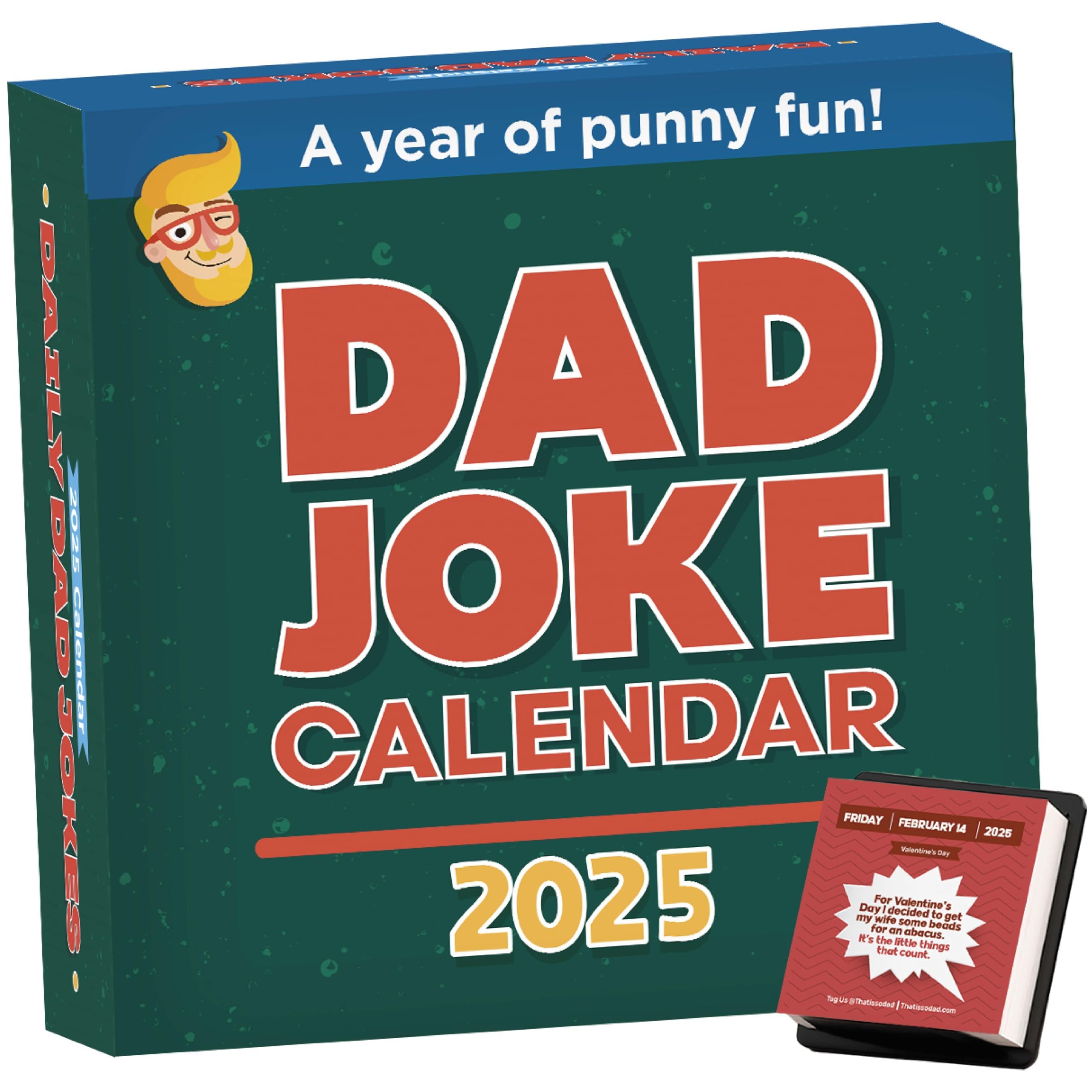 That's So Dad - Dad Joke Calendar 2025, Page A Day Tear Off Calendar Gift For The Dad Joke Lover, Great Christmas Gift, Funny Daily Dad Jokes Desk Calendar (2025 Calendar)