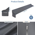 Vekkia Queen Bed Wedge Pillow for Headboard/Bed Gap Filler/Headboard Pillow,Pillow Wedge for Headboard Gap(0-6"),Bed Gap Pillow,Stop Loosing Your Pillows,Phone