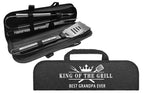Grandpa Gifts, Grilling Gifts for Grandfather, Gifts for Grandpa Papa Christmas Birthday Retirement Form Grandchildren, Unique Useful Gifts for Elderly Men Stocking Stuffers Ideas, BBQ Set 3 with Bag