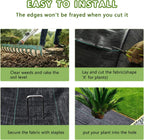 3.2oz-6ftx300ft Weed Barrier Landscape Fabric Heavy Duty, Weed Block Gardening Ground Cover Mat, Weed Control Garden Cloth, Woven Geotextile Fabric for Underlayment, Commercial Driveway Fabric