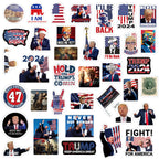 SigyoJeom 160PCS Trump Stickers 2024 Donald Trump Stickers for Adults Water Bottles Laptop Phone Case Trump Decals Merchandise Stuff MAGA Funny Vinyl Sticker Bulk