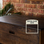 Varathane Water-Based Crystal-Clear Ultimate Polyurethane | Interior Wood Protection | Fast Dry Time | Easy Clean Up | Satin | Quart