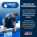Leakmaster Pool Leak Detection Kit – 8 oz Blue Dye with Reusable Syringe – High-Visibility Leak Finder for Pools, Hot Tubs & Spas – 40+ Refills– Professional Water Tracing Tool