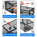 Gingbau Live Chipmunk Rat Trap Humane Vole Mouse Cage Trap