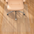Tonaus Chair Mat for Hard Floor Office Chair Mat Desks Mats Large 48"×36",Transparent Clear PVC Floor Protector for Home Office Study Wooden Floors 3'x4'