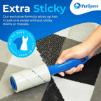 PetLovers Extra Sticky Lint Roller Mega Value Set 450 Sheets for Pet Hair Removal, Dog and Cat Lint Remover 5 Pack