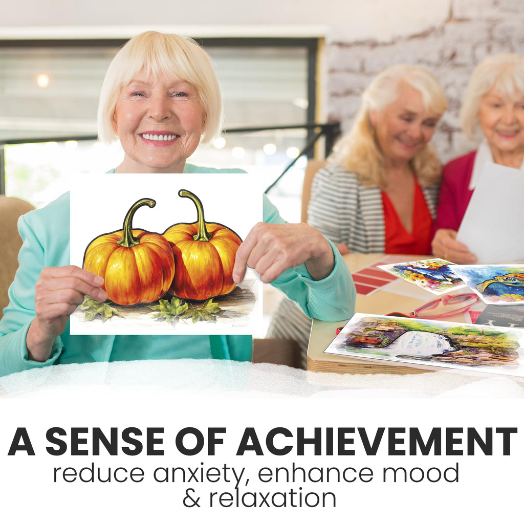 QUOKKA 10PACK Water Painting Dementia Activities for Seniors - Farm Memories - Alzheimers Products for Elderly - Activities for People with Dementia - Crafts for Seniors