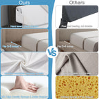 HABUTWAY Queen Size Bed Wedge Pillow for Headboard, Bed Gap Filler(0-8"), Memory Foam Mattress Wedge Pillow Triangle Bloster for Sleeping, Close The Gap Between Headboard and Mattress Space Filler