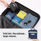 35L Foldable Waterproof Backpack For Outdoor Sports With Inside Wet Clothes Compartment Packable For Multiple Uses Ultra Lightweight Ideal For Hiking Men And Women Travel(Dark Blue)