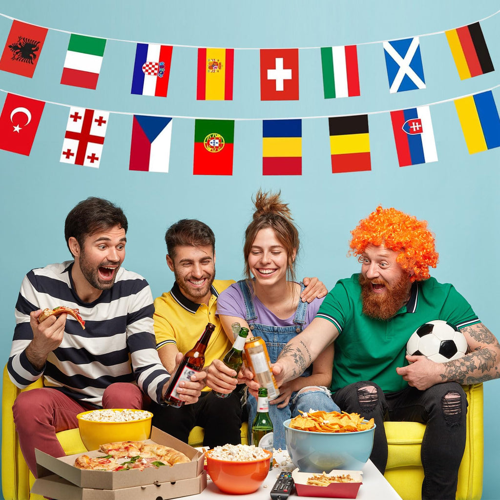 World Flags,International Flags,100 Countries Pennant Banner String National Flags For Classroom Garden Festival Grand Opening Bar Sports Clubs Party Events Decorations