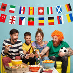 World Flags,International Flags,100 Countries Pennant Banner String National Flags For Classroom Garden Festival Grand Opening Bar Sports Clubs Party Events Decorations