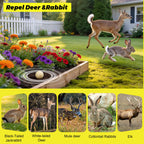 Atindirey Deer & Rabbit Repellent Balls- Outdoor Animal Deterrent for Garden, Yard, Trees & Plants | Natural, Long-Lasting | Safe for Pets, Kids, Flowers & Vegetables (12PCS)