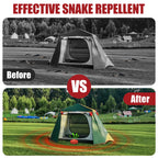 Snake Repellent Balls for Yard - Powerful Outdoor Protection | Pet & Child Safe | Natural Snake Deterrent for Home, Garden, Camping | Targets Copperhead & Rattlesnakes (12, 1 Count (Pack of 12))