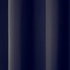 Town & Country Basics Cabana Solid Heavyweight Indoor Outdoor Curtains, Light Filtering Opacity with Grommet Top, Water Repellent, 2-Pack Set, 54"x63", Dark Navy