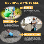 34oz Strong Concentrate Mulch Glue, Gravel Binder Mulch Glue, Non-Toxic Mulch Glue, Mulch Landscape Lock Adhesive Pea Gravel Stabilizer, Mulch Rock Glue for Landscaping Pea Gravel & Bark