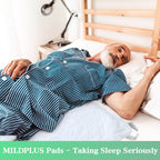 MILDPLUS Washable Bed Pads with 6 Sturdy Handles 34”×36” Extra Large Reusable Underpads 4-Layers Leakproof Chucks Pads Washable for Incontinence (Green,1 Pack)