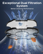 [2026 New] WYBOT A1 Robotic Pool Cleaner – Dual-Layer Filtration, 120-Min Runtime, Powerful Cordless Pool Vacuum for Above-Ground & Flat Pools, Efficient Debris Removal & Auto-Parking Design